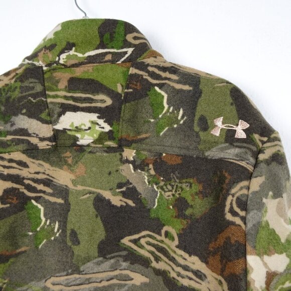 Under Armour UA Hunting Jacket Stealth Mid-Season Wool Scent Control Women 2XL - Picture 8 of 16